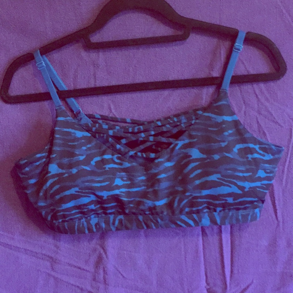 Fabletics XL Blue Bra